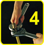Tighten nut and body